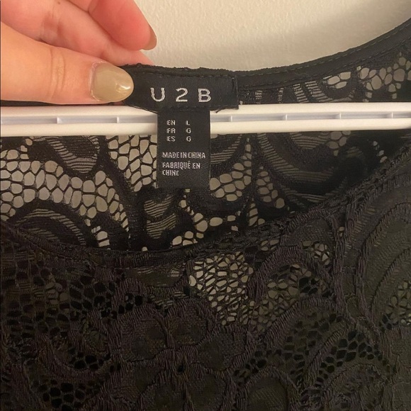 Black dress Sz lg - Picture 2 of 2